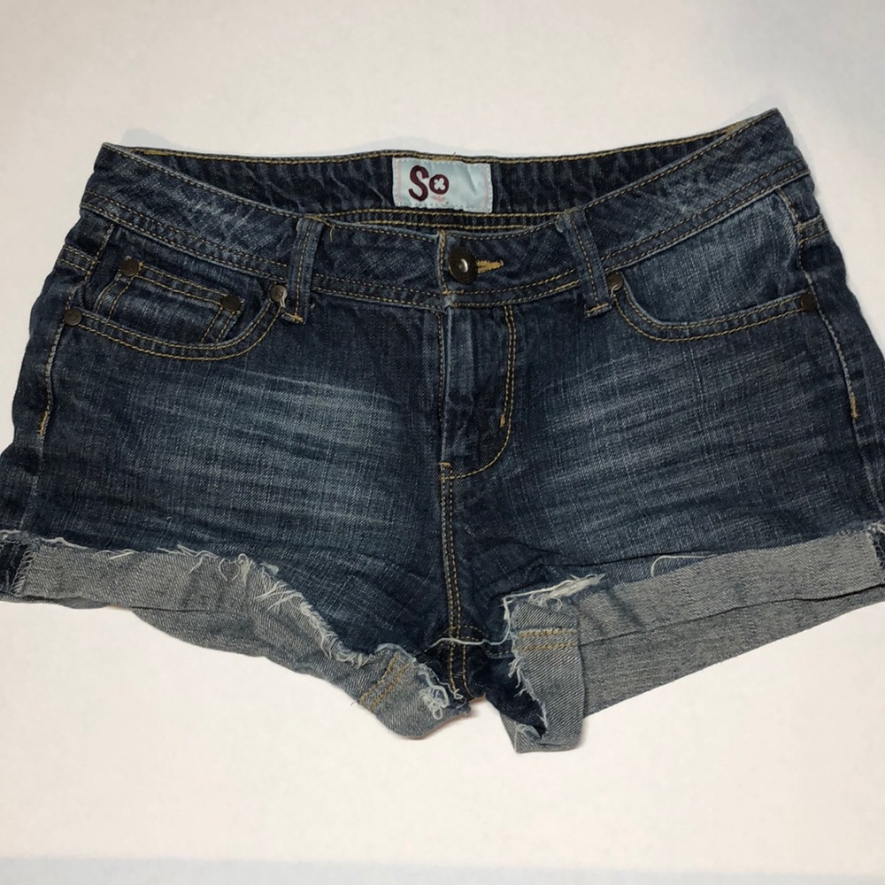 Denim shorts